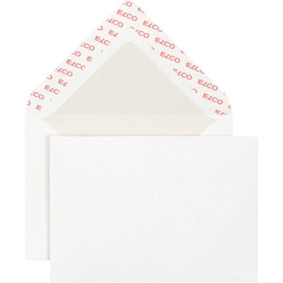 Briefumschlag DIN C5/6, ohne Fenster, gummiert, weiß, 100g/qm, 250 Stück