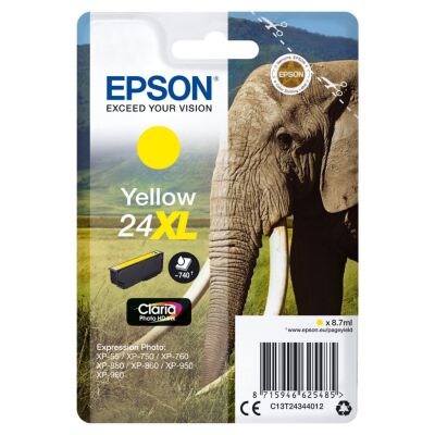 Tintenpatrone T2414, für Epson Drucker, ca. 240 Seiten, 5,1 ml, schwarz