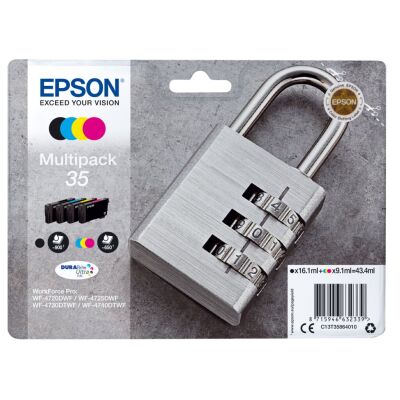 Tintenpatrone T3581, für Epson Drucker, ca. 900 Seiten schwarz