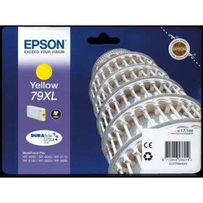 Tintenpatrone 79 XL, für Epson Drucker, ca. 2.600 Seiten, schwarz