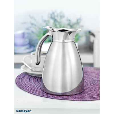 Isolierkanne EMPIRE, Edelstahl, 18/10, doppelwandig, unzerbrechlich, hochglanzpoliert