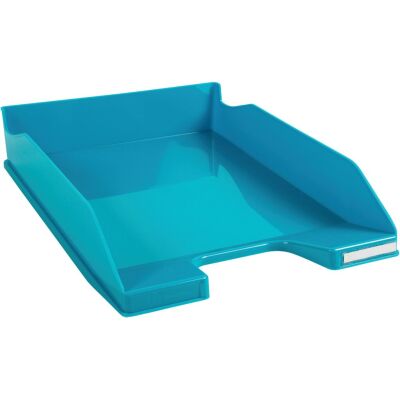 Briefkorb BEE BLUE, DIN A4/C4, Beschriftungsschild