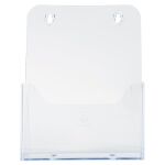 Prospekthalter, glasklar, 1 Fach, hochformat,...