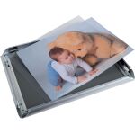 Wandplakatrahmen Aluminium/Acryl, vertikal oder...