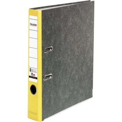 Ordner, DIN A4, Wolkenmarmor, 50 mm, schmal, geklebtes Rückenschild