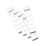 Rückenschild, kurz/schmal, 190 x 36 mm, 10 Stück