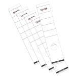 Rückenschild, lang/breit, 290 x 60 mm, 10 Stück