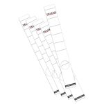 Rückenschild, lang/schmal, 290 x 36 mm, 10 Stück