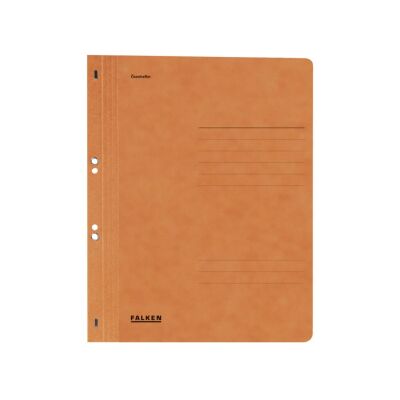 Ösenhefter DIN A4, ganzer Vorderdeckel, kaufmännische-/Behördenheftung, 250g/qm Manila-Karton