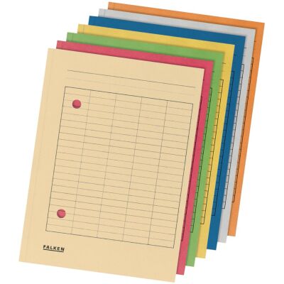 Umlaufmappe DIN A4, 250g/qm Manila-Karton, Organisationsdruck, 2 Schaulöcher