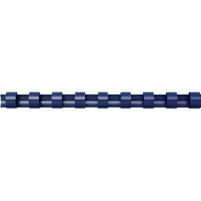 Plastikbinderücken 6 mm, für 2 - 25 Blatt, US-Teilung 21 Ringe,100 Stück