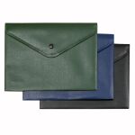 Sichttasche, opak, Druckknopf, geprägte Folie, 10...