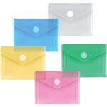 Sichttasche, für DIN A7 quer, Klettverschluss, (H x...