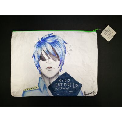 Reißverschlussbeutel, PE-Vlies, Textilreißverschluss