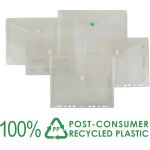 Sichttasche, Klettverschluss, farblos, 100 %...