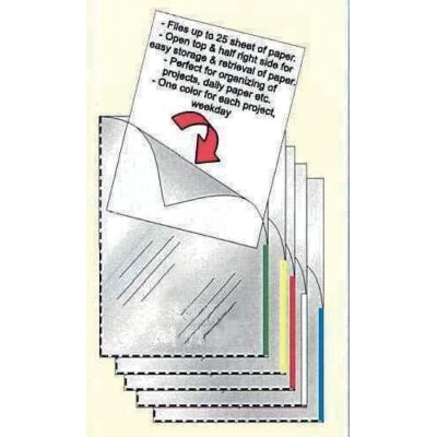 Index Sichthülle, für DIN A4, PP-Folie, oben/halbseitig rechts offen