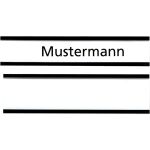 Fenstermagnet, magnetisch, Rand braun