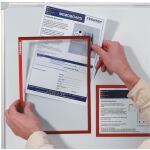 Magnethaftender Dokumentenhalter DIN A4, Hartfolie, matt,...