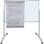 Kombi Moderationstafel mobil, 78 x 125 cm, Alurahmen,...