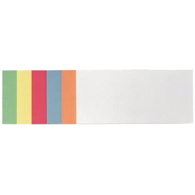 Moderationsrechtecke 9,5 x 20,5 cm, 130g/qm, 100 % Altpapier