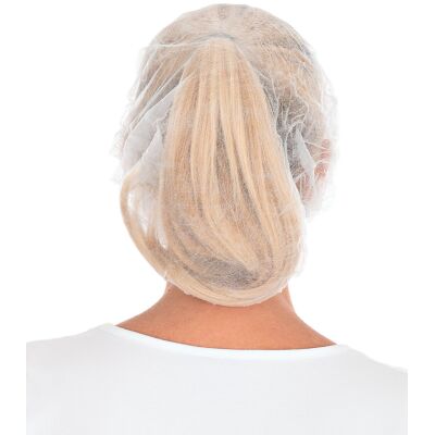 Baretthauben Bettina Light, PP, 100 Stück