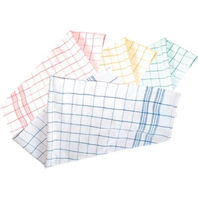 Geschirrtücher Landhaus, 100% Baumwolle, waschbar, Teekannendesign