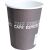 Kaffeebecher To Go, Pappe/PE, FSC®-Mix, ø 80 mm, braun/weiß