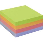 Haftnotiz, Recycling Mix Tower, 75 x 75 mm, rot, orange,...