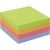 Haftnotiz, Recycling Mix Tower, 75 x 75 mm, rot, orange, grün, lila, 100 Blatt/Block, Kartonverpackung