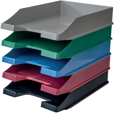 Briefkorb KLASSIK KARMA, DIN A4/C4, aus recyceltem Kunststoff