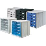 Schubladenbox SYSTEMBOX, DIN A4+, 5 Schubladen,...