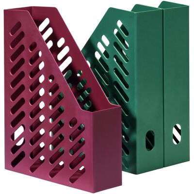 Stehsammler Klassik Karma, DIN A4+, Fassungsvermögen: 70 mm, Recyclingmaterial, Griffloch