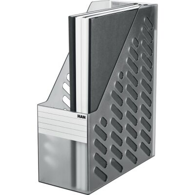 Stehsammler BRILLANT XXL, DIN A4+, hohe Vorderseite, Griffloch, Rückenschild