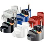 Schreibtischköcher RONDO, mit 9 Fächern