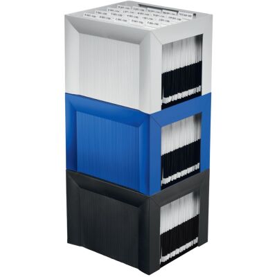 Hängemappenregistratur Karat, aus PS, für 30 Hängemappen DIN A4