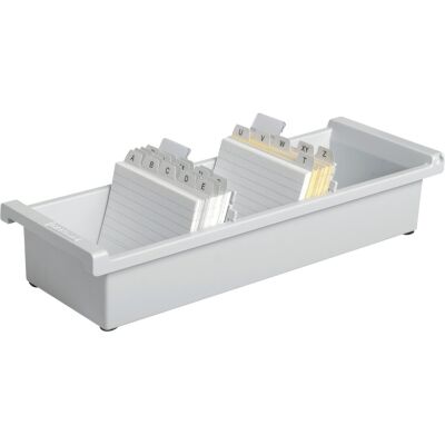 Karteitrog, für 1.300 Karten, lichtgrau