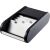 Visitenkartenbox mit Rollverschluß, für ca. 300 Karten, 136 x 240 x 67 mm