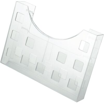 Tischprospekthalter, glasklar, frei stehend, 1-fach, Breite: 240 x Höhe: 263 x Tiefe 40 mm.