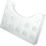 Tischprospekthalter, glasklar, frei stehend, 1-fach,...