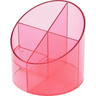 Schreibgeräte Multiköcher,4 Fächer, Ø 110 mm. für Stifte und andere Schreibutensilien