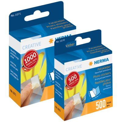 Fotokleber permanen, Kartonspender mit Abziehlasche