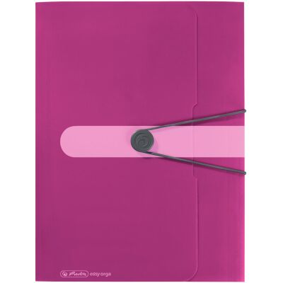 Gummizugmappe PP-Folie, DIN A4,  3 Stück