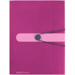 Gummizugmappe PP-Folie, DIN A4,  3 Stück