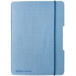 Notizheft flex, Leinen, 40 Blatt, hellblau, punktiert