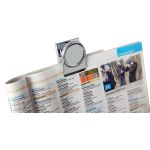 Magnetclip, silber, Haftkraft bis zu 26 Blatt DIN A4 in...