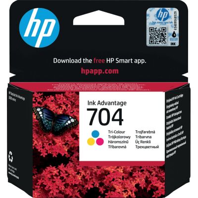 Tintenpatrone 704, für HP-Drucker, ca. 480 Seiten, schwarz