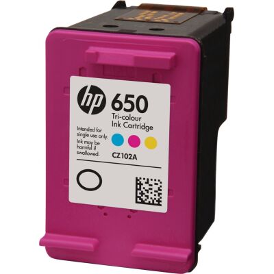 Tintenpatrone 650, für HP-Drucker, ca. 360 Seiten, schwarz