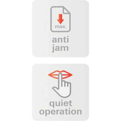 Aktenvernichter shredstar S10, 6 mm Streifenschnitt, Sicherheitsstufe P-2, Leistung 10 Blatt, Auffangvoumen 18 Liter, Maße 385 x 345 x 245 mm