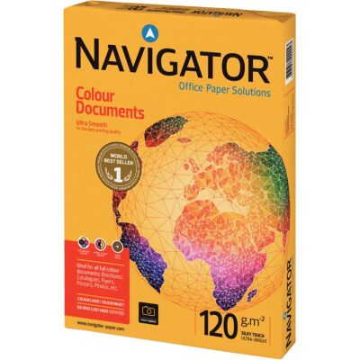 Kopierpapier Navigator Colour Documents, 120g/qm, weiß, Weißegrad 169 CI