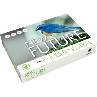 Kopierpapier New Future Multi, 80g/qm, weiß, Weißegrad 164 CIE, holzfrei, Packung à 500 Blatt